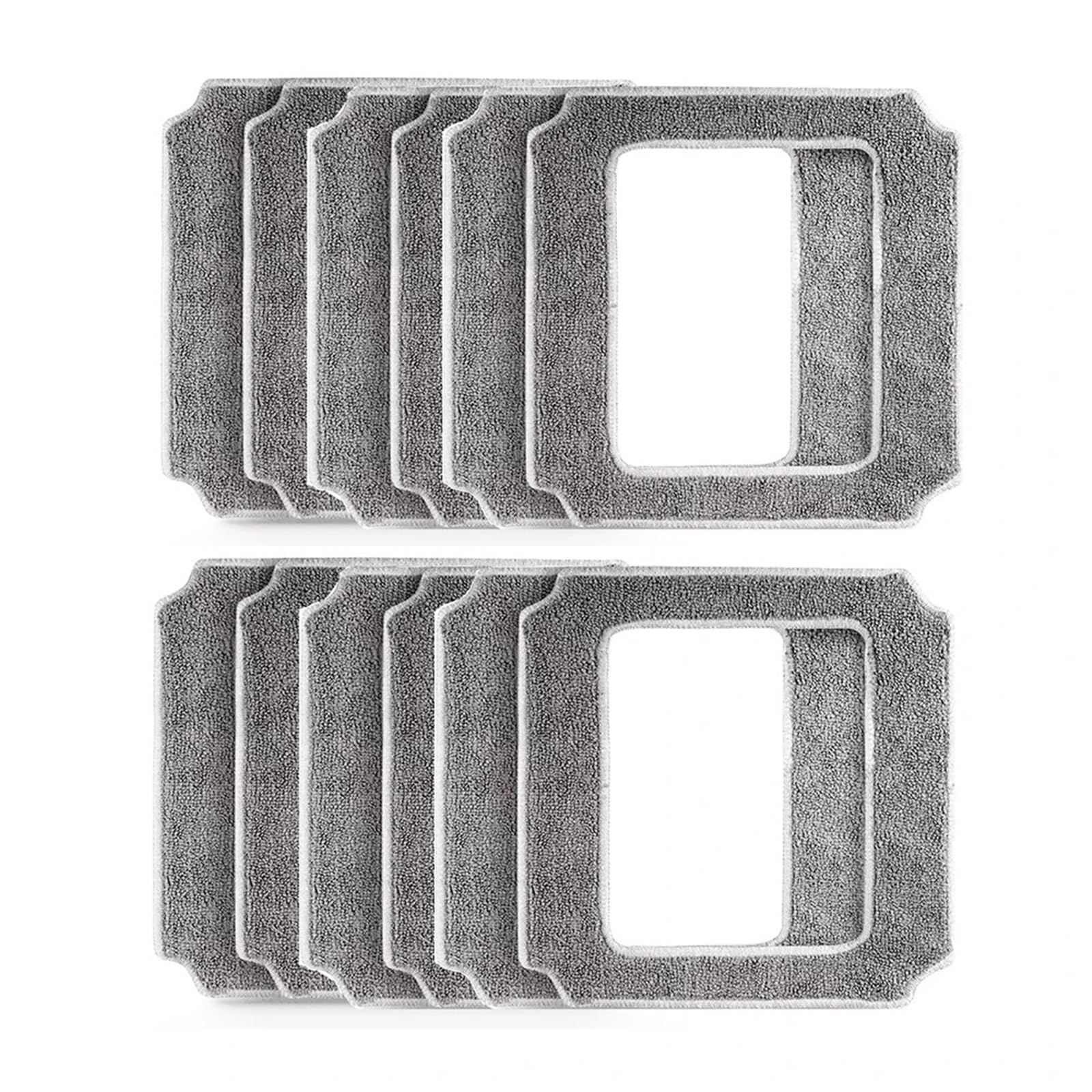 6/12/18 Pezzi Di Stoffa for Pulizia Robot Lavavetri, Compatibile Con ABIR,WD8, Stracci Riutilizzabili for Lavare I Pezzi Di Ricambio In Tessuto Di Vetro for Finestre(12pcs)