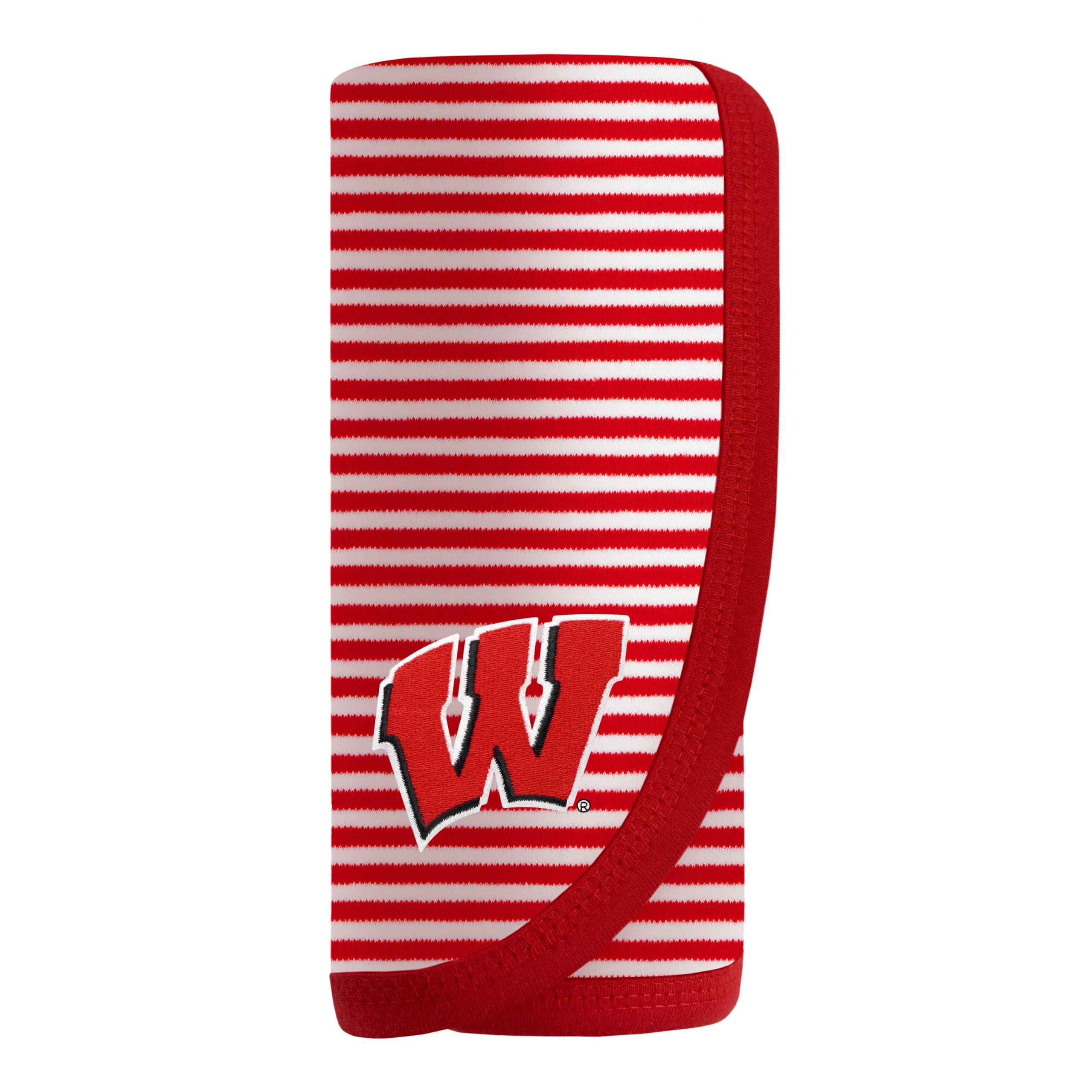 Creative Knitwear College Baby NCAA Infant Striped/Solid Blanket, Unisex, One Size 37.5 X 33.5