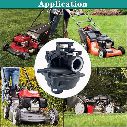 Miniatura 6 de 799584 594058 Kit de carburador de bujías y filtro de aire compatible con B&S Carb 594057 592361 594529 Troy Bilt TB110 TB200 103M02 09P702 9P702