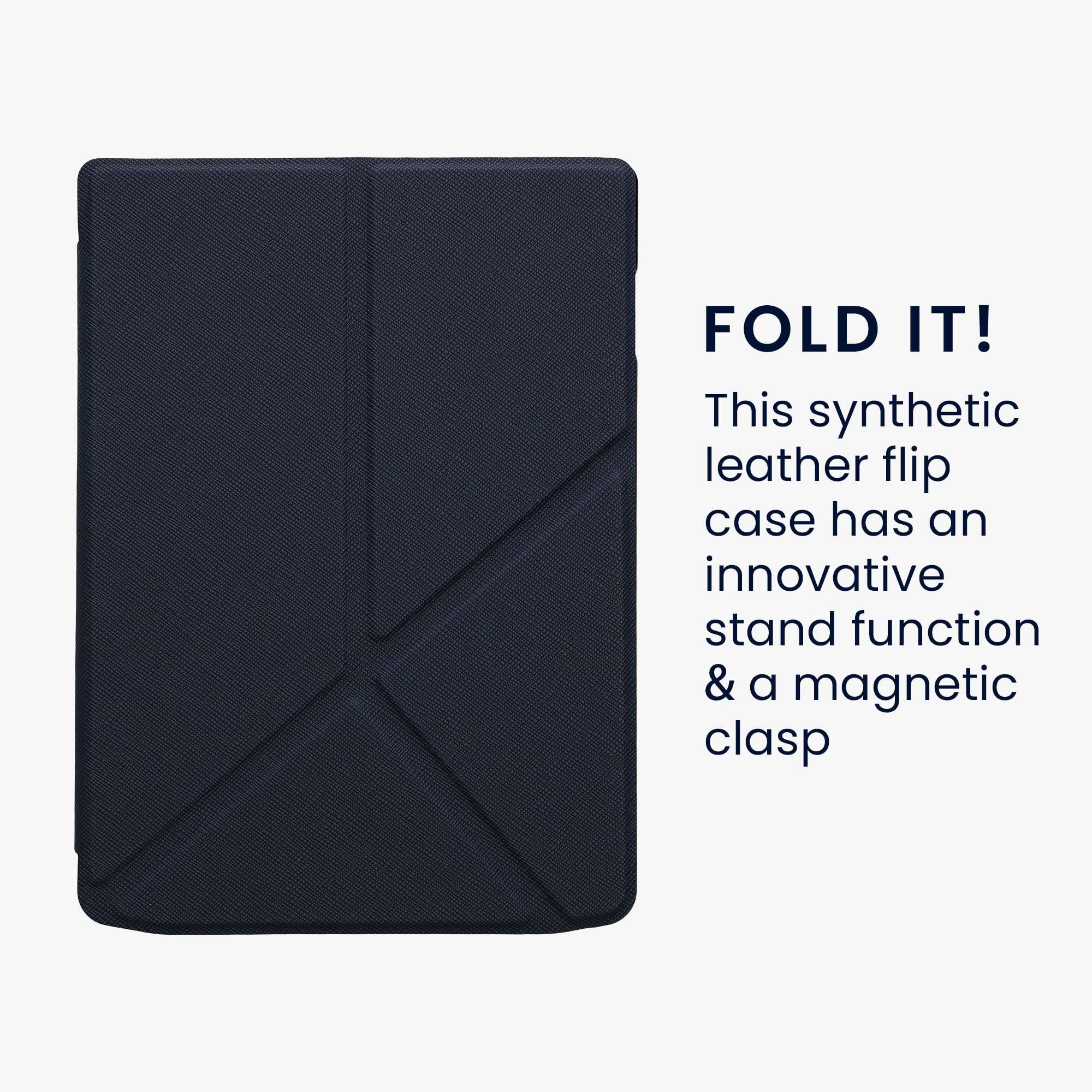 Kwmobile E-Reader-Hülle Hülle Für Pocketbook InkPad 3 / 3 Pro / Color / Vivlio InkPad 3 Kunstleder Ereader Schutzhuelle Flip Cover Case S0x1i0yq