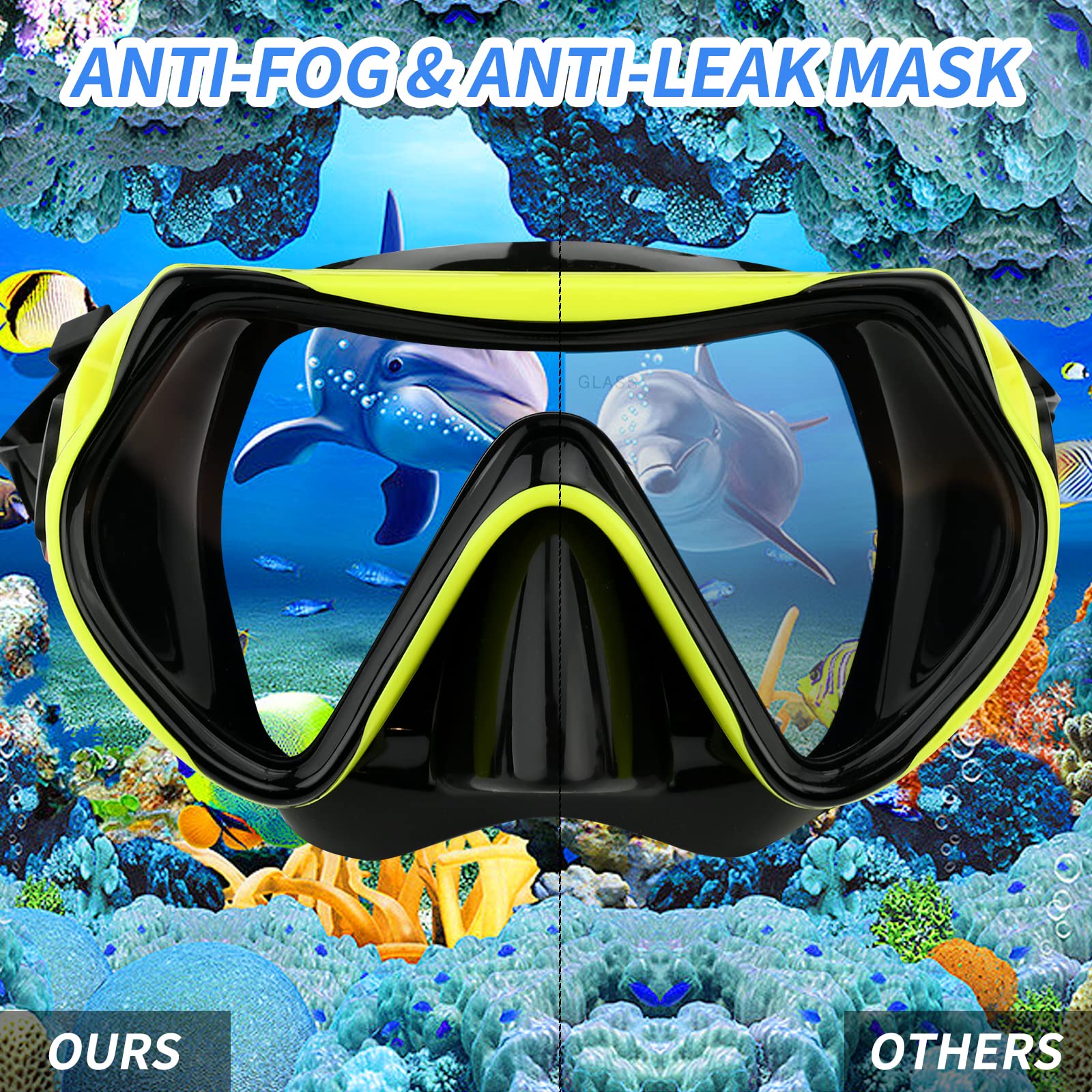 Lunettes De Natation - MARQUE - Modèle - Anti-buée - UV - Champagne