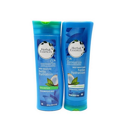 Herbal Essences Hello Hydration Shampoo & Conditioner (10.1 Fl Oz Ea) Set of