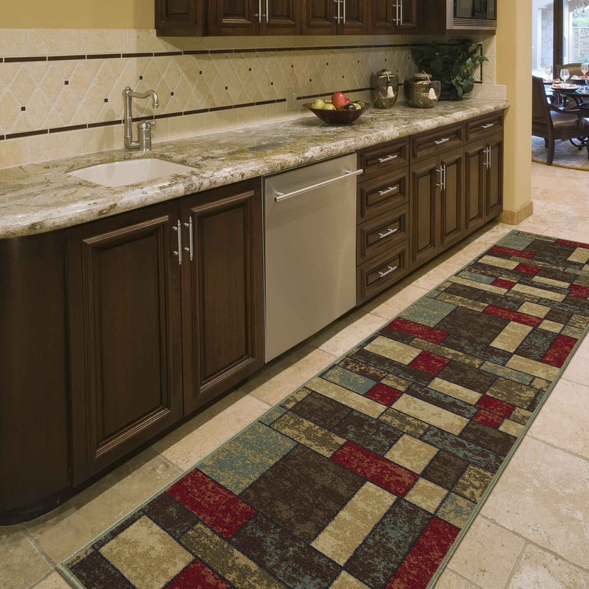 Ottomanson Rixos Collection Rug Ottomanson Ottohome Collection Boxes Design Non-Slip Rubberback 3x10 ...