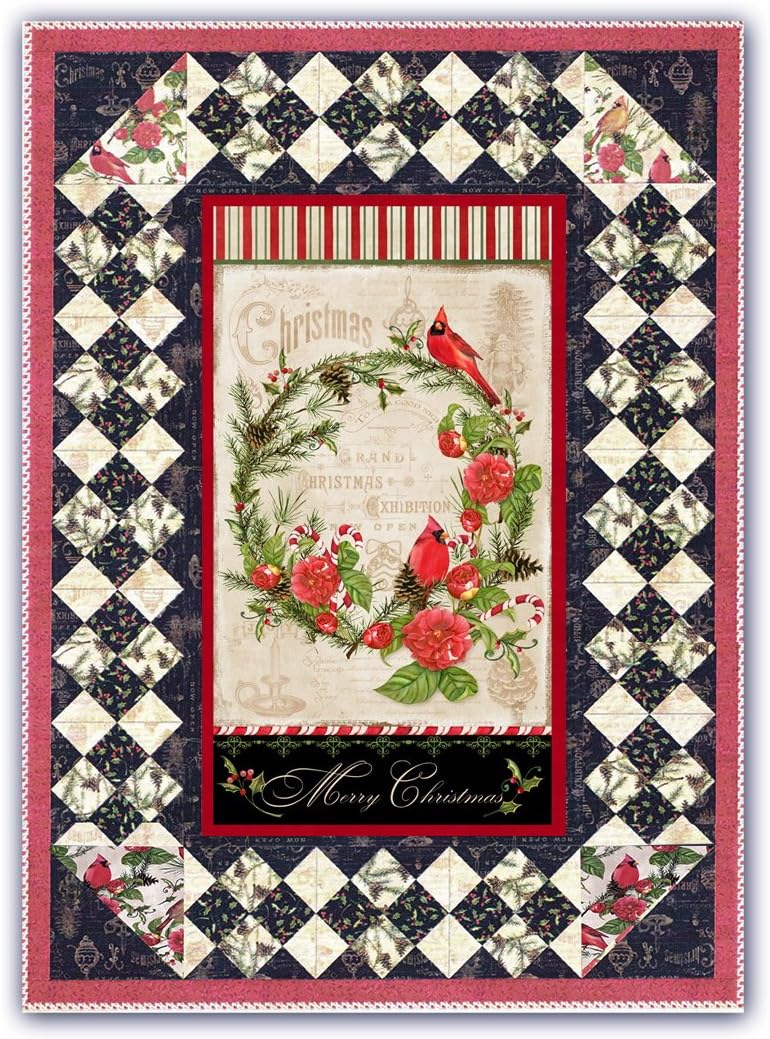 Quilt Kit - Christmas in The Wildwood - Wall Hanging - by Wilmington Prints - 100% Cotton Fabric