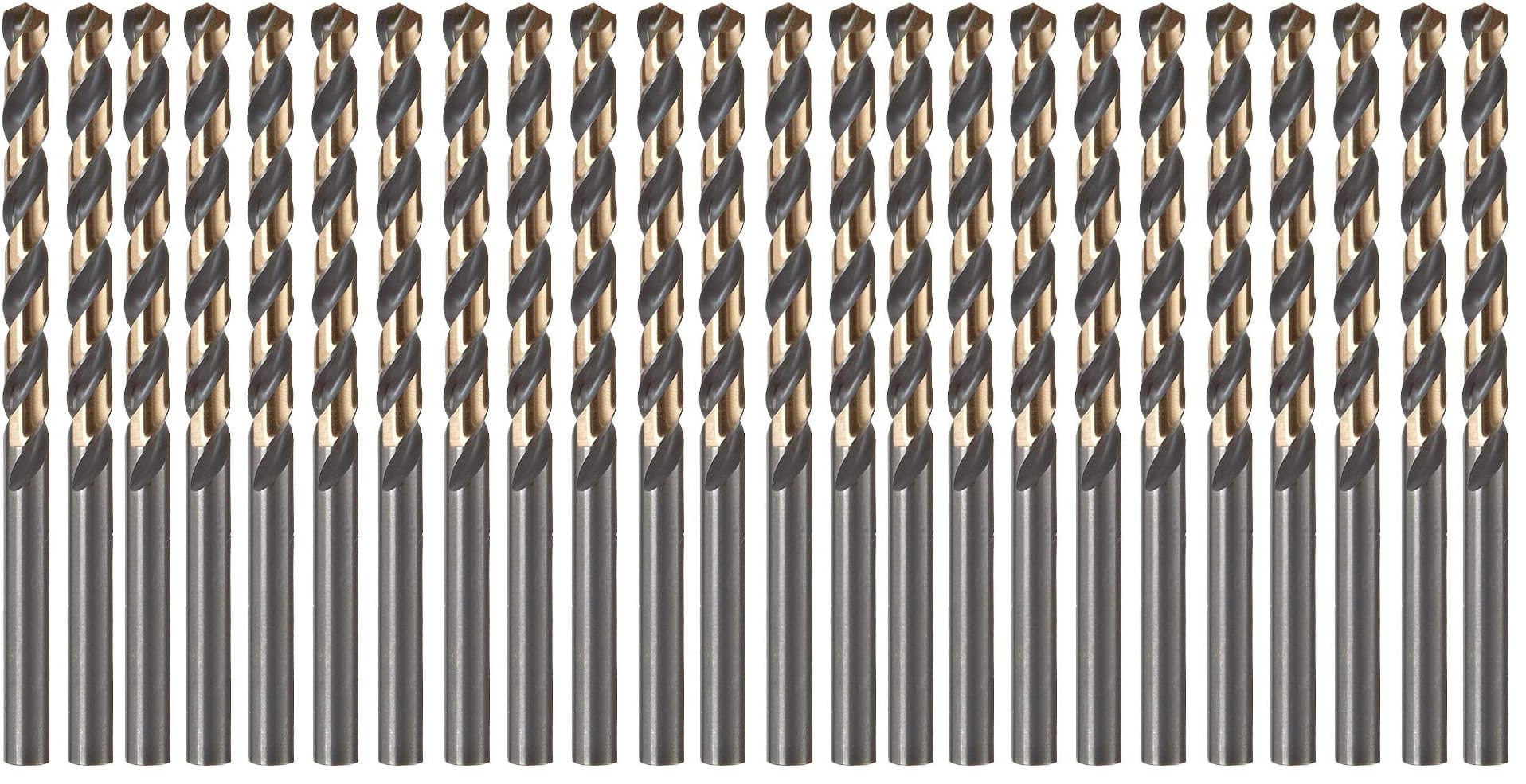 Black & Gold Drill Bits - 12 Pack, 5/32" -1 Black & Gold Drill Bits - 12 Pack, 5/32" -1