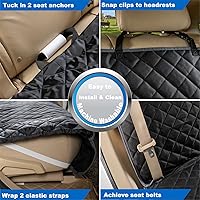 Vista 6 de Funda Protectora para Asiento de Banco del Automóvil - Impermeable, de Alta Resistencia y Antideslizante, Funda para Asiento de Automóvil