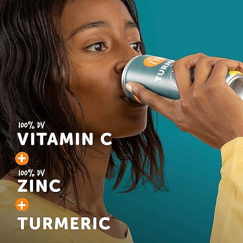 Miniatura 2 de ZYN Paquete variado de 24 bebidas para inmunidad y recuperación de cúrcuma, sin azúcar añadido, bebida de apoyo muscular con curcumina, piperina,