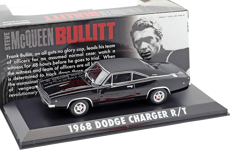 Greenlight Dodge Charger R/T Steve McQueen Bullitt 1968 1:43