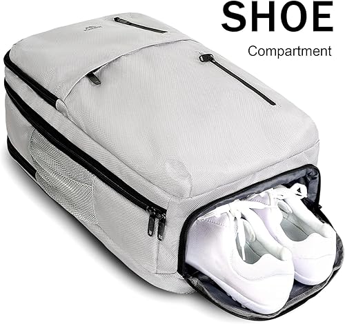 Miniatura 4 de MATEIN Mochila de viaje para laptop, mochila de transporte aprobada para vuelos de 17 pulgadas para hombres y mujeres, 40 L, resistente al agua,