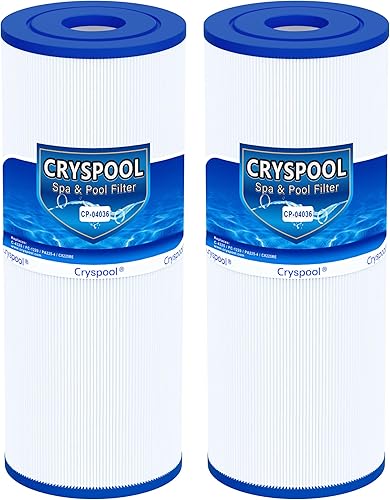 Cryspool 04036 Filtro compatible con CX225RE, C225, Commander II 57010500, PA225-4M4, C-4325, FC-1220, Cartucho de filtro de spa de 25 pies