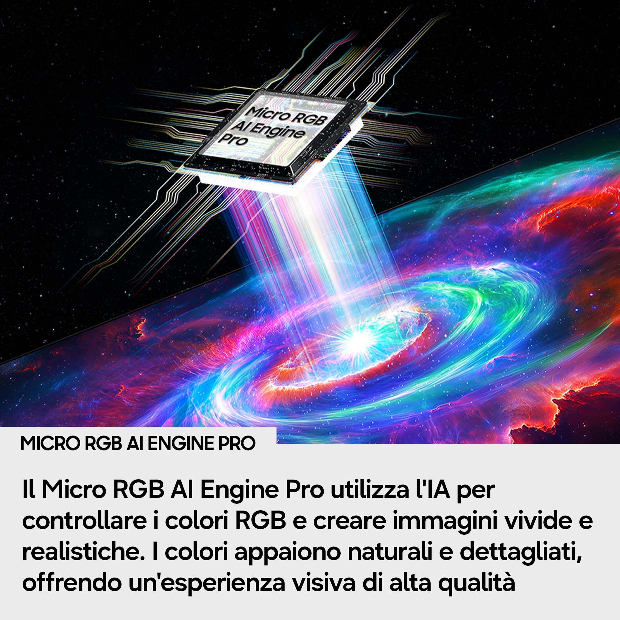 Samsung Smart TV 75" MRE75R95HATXZT Micro RGB 4K Glare Free, HDR10+, Motion Xcelerator 165Hz, Dolby Atmos, Super Picture Enhancer, Vision AI, Alexa Built-in, PACCHETTO INTRATTENIMENTO, 2026