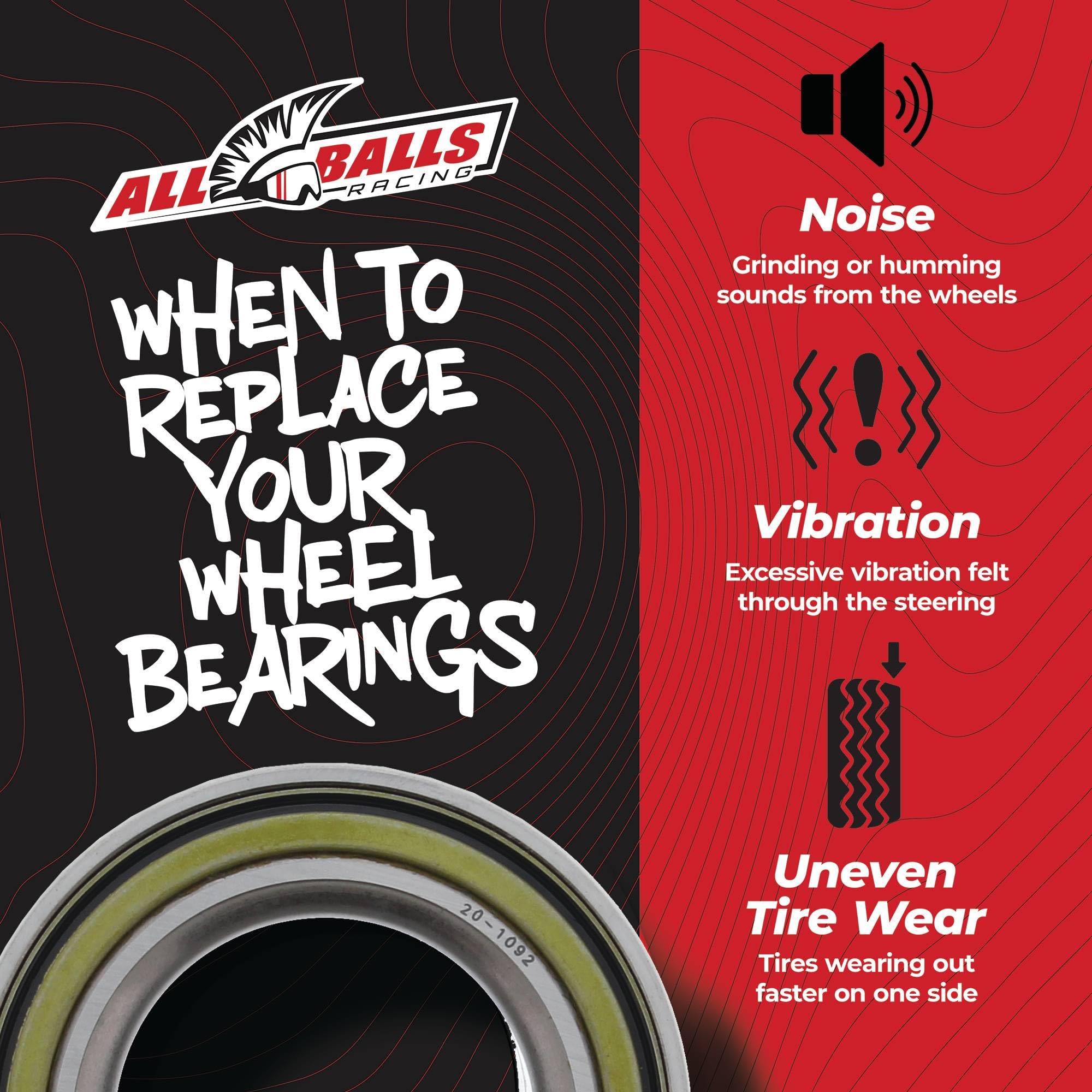 Amazon.com: All Balls Racing 25-1751 Wheel Bearing Kit Compatible