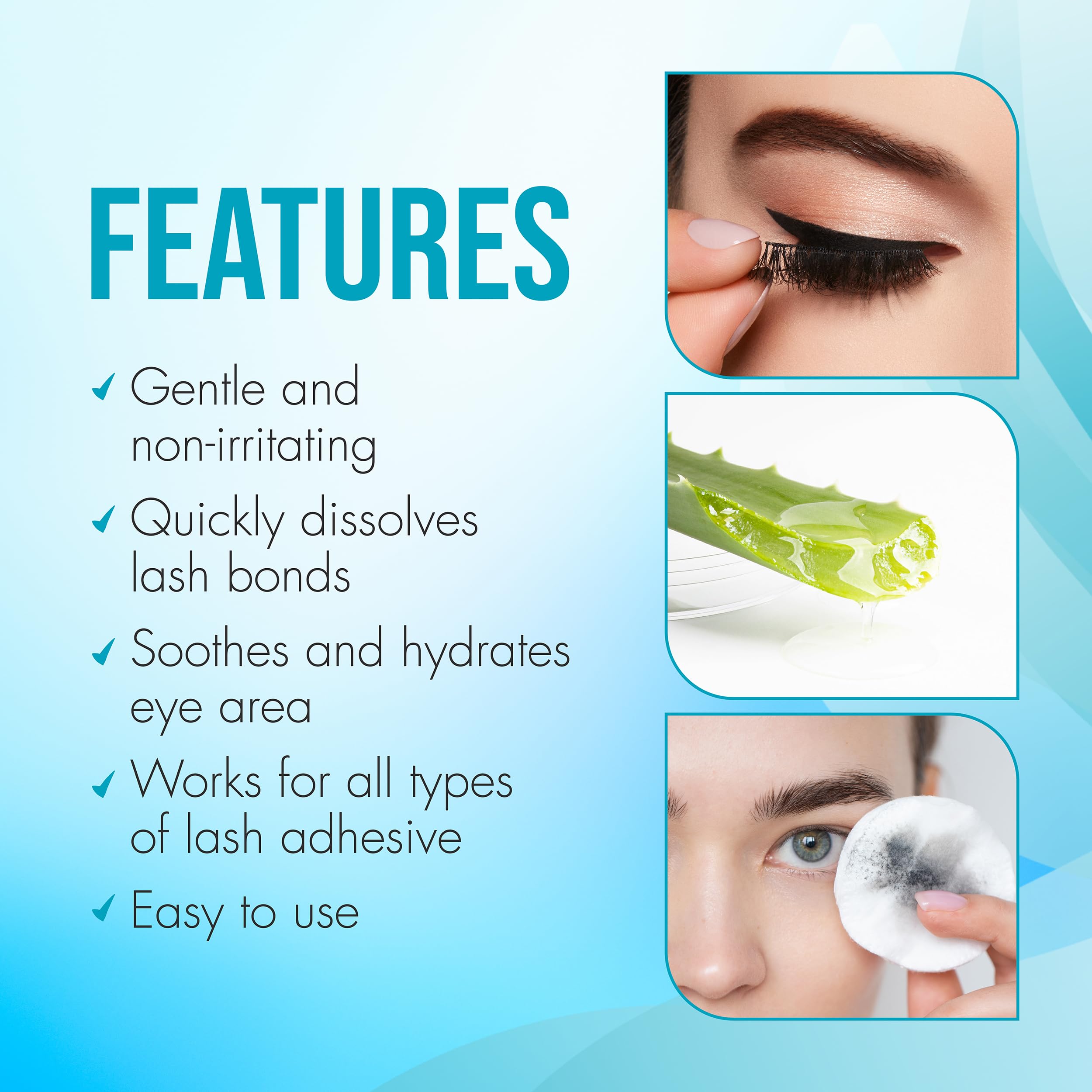 Amazon.com: DUO Lash Glue Remover  Eyelash Adhesive Dissolver for Clusters  & Underlash Extensions, Moisturizing Balm, Aloe Vera Infused, 2 oz, 1 Pack  : Beauty & Personal Care