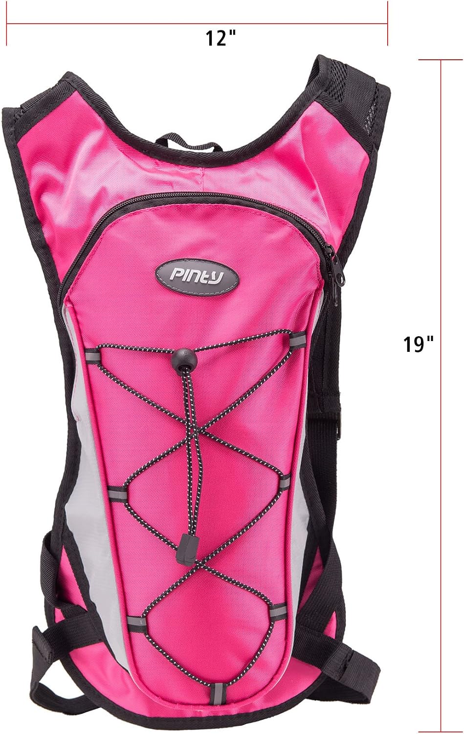 Pinty Hydration Backpack Pack with 2L Water Bladder for One Day Outdoor Climbing, Hiking, Cycling