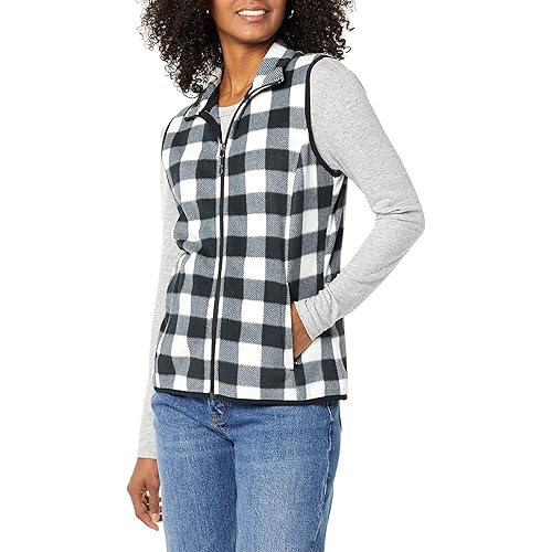 Amazon Essentials Women's Classic-Fit Sleeveless Polar Soft Fleece Vest (Available in Plus Size)