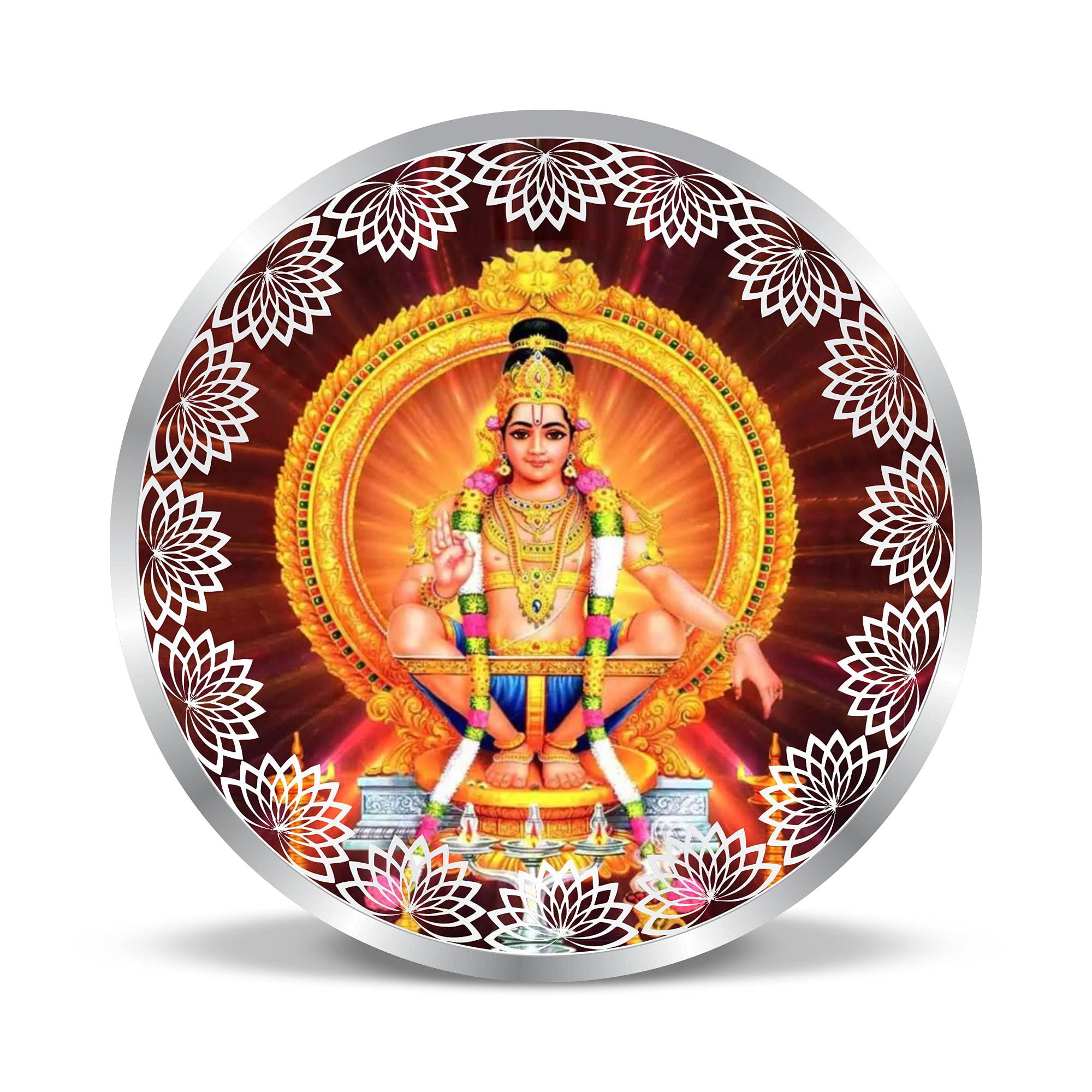 ACPL Precious Moments BIS Hallmarked 20gm 999 Pure Silver Coin Ayyappan Colorful Design (B095LWXJLJ) Amazon Price History, Amazon Price Tracker