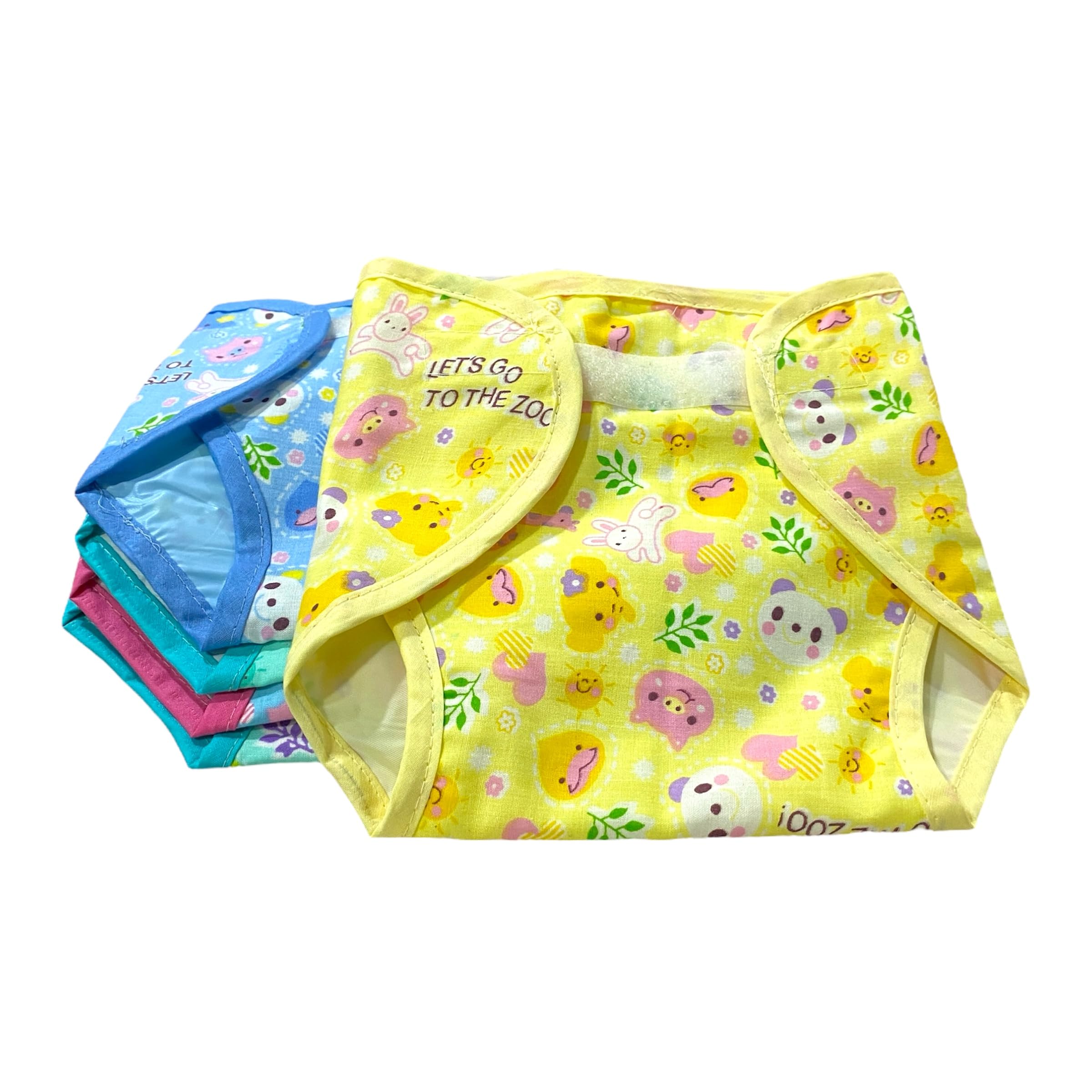 MOTHERS CHOICE Belted Diaper Covers for Newborn - Waterproof, Reusable Nappy Cover with Insert Slot - Gentle, Eco-Friendly & Leakproof for Daytime-image-27