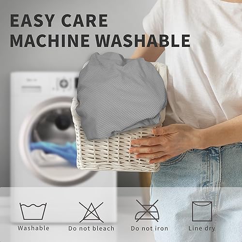 Miniatura 7 de Easy-Going Juego de 8 fundas para sillas de comedor 100% impermeables, fundas elásticas de jacquard Parson para sillas Parson, extraíbles y