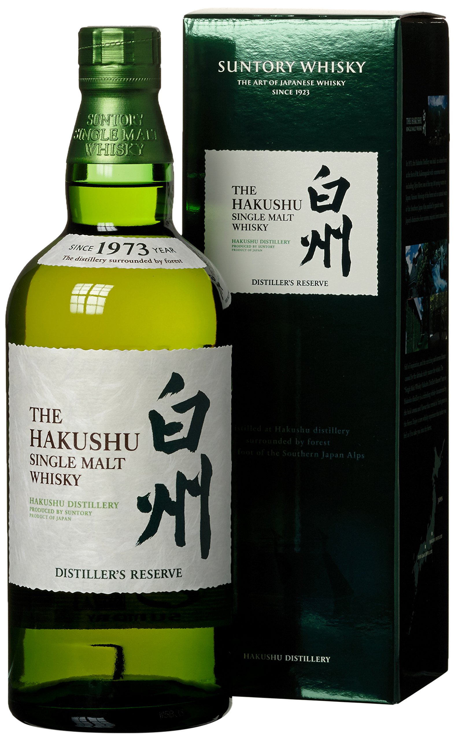 Hakushu Single Malt Distiller's Reserve mit Geschenkverpackung Whisky (1 x 0.7 l)