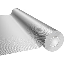 Mylar Film Roll 4FT x 120FT,6 Mil Silver Diamond Film Foil Roll,Heavy-Duty Reflective Film for Grow Room,greenhouses,Grow Tent Systems