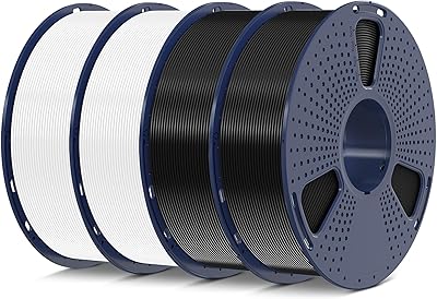 20 – SUNLU 4kg PLA 3D Printer Filament Bundle, Neatly Wound Filament 1.75mm ±0.02mm, Individually Vacuum Packed, 4kg in Total, 1kg per Spool, 4 P…