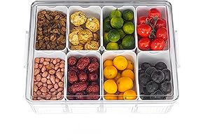 Dinger Jar Divided Serving Tray: Snack Time Revolutionized