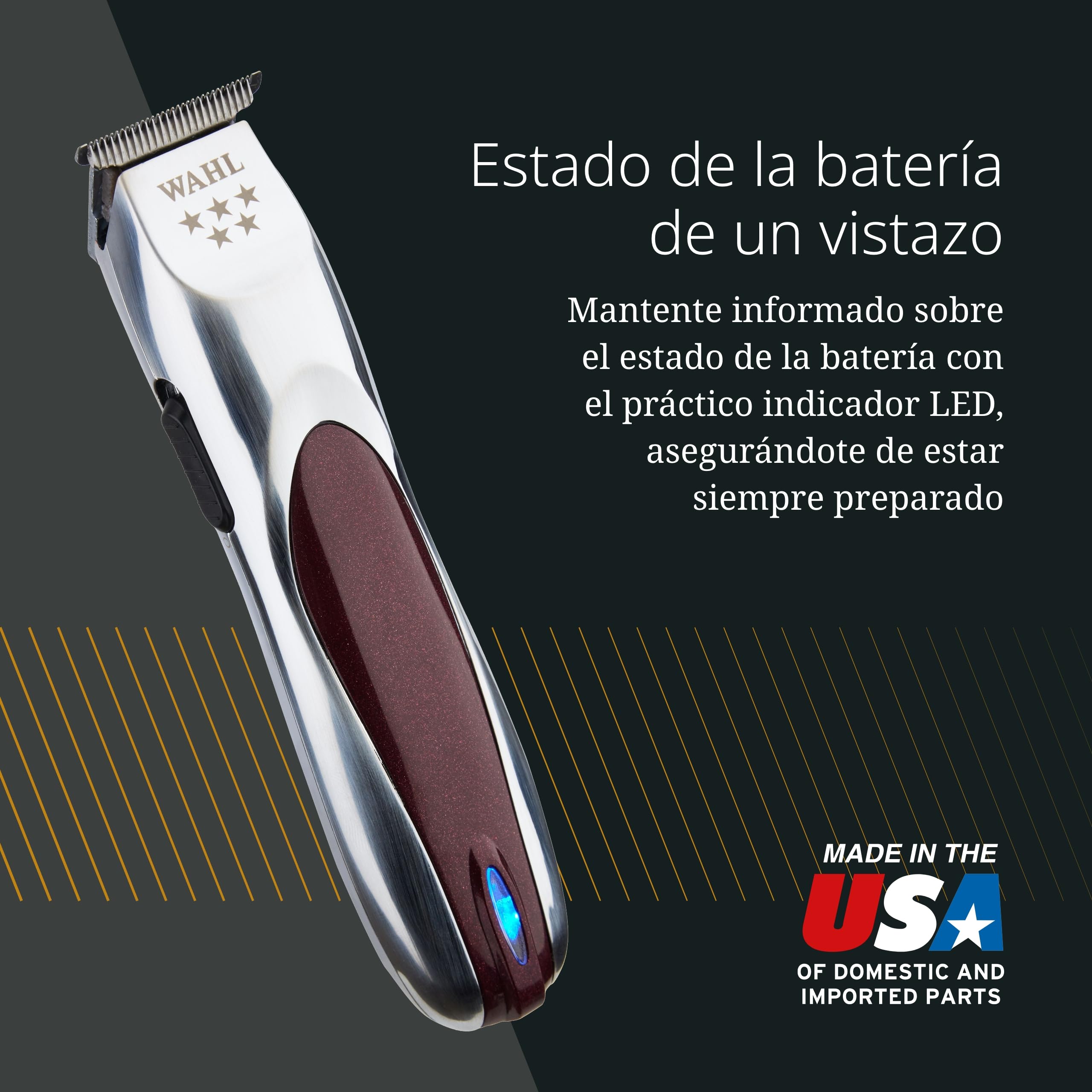 Wahl A-LIGN Cortapelos - Máquina de Cortar Pelo para Zonas Estrechas en Cara, Barba y Nacimiento del Pelo