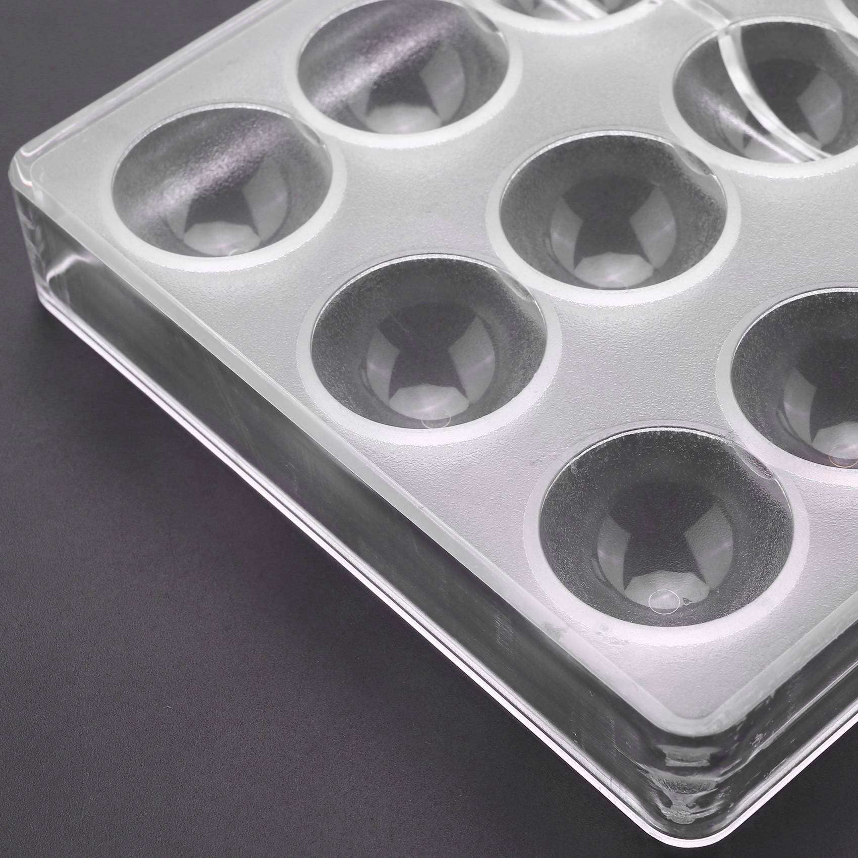 DAZLOR 10X 24 LöCher Halb Schokoladen Form Polycarbonat Schokoladen Riegel Form Halb SüßIgkeiten Hersteller Form Back Formen