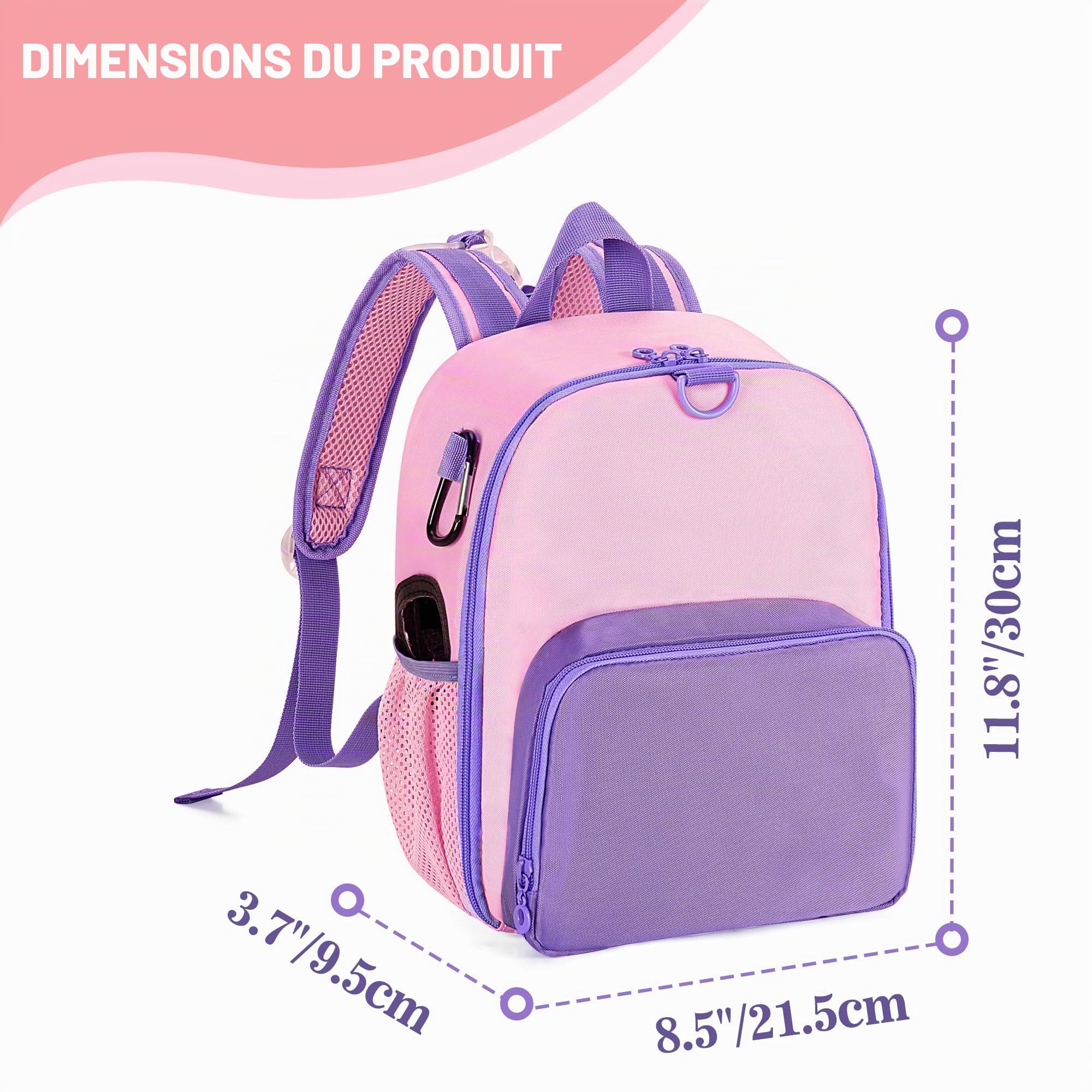 CURMIO Sac à dos de tube d'alimentation pour tube d'alimentation G Tube J Tube GJ Tube, Sac pour pompe d'alimentation entérale, Rose (sac uniquement)