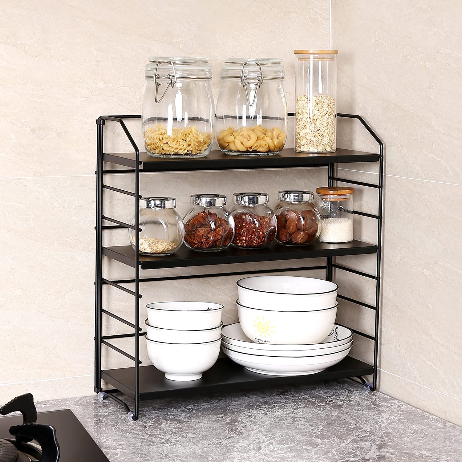 Buy INDIAN DECOR. 28029 Bathroom Countertop Rack Organizer 3Tier