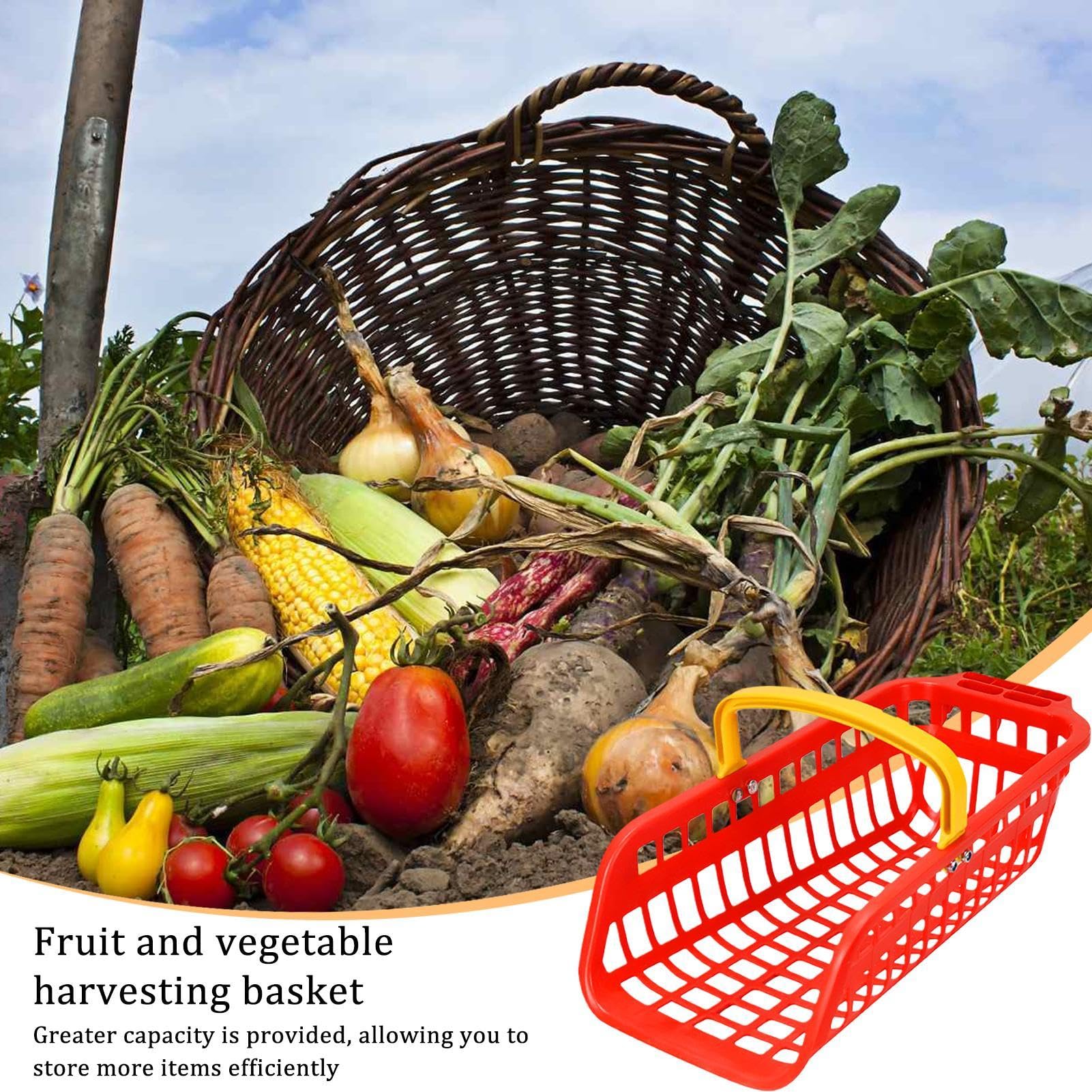 Cesto per raccolta di verdure, cestino per raccolta di frutta, cestino per