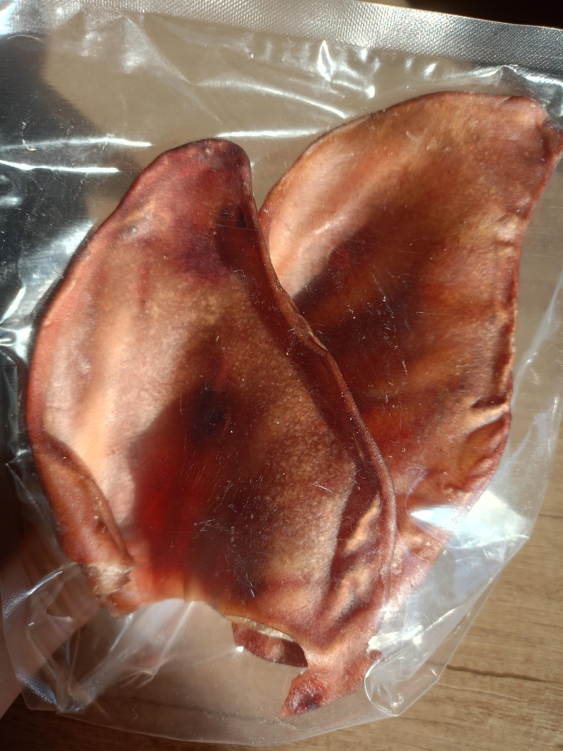 Lot de Oreilles de Porc pour Chiens 1kg, Environ friandises à mâcher 100% Naturelles sans Produits Chimiques, sans céréales, Article à mâcher pour Petits et Grands Chiens, Lucze