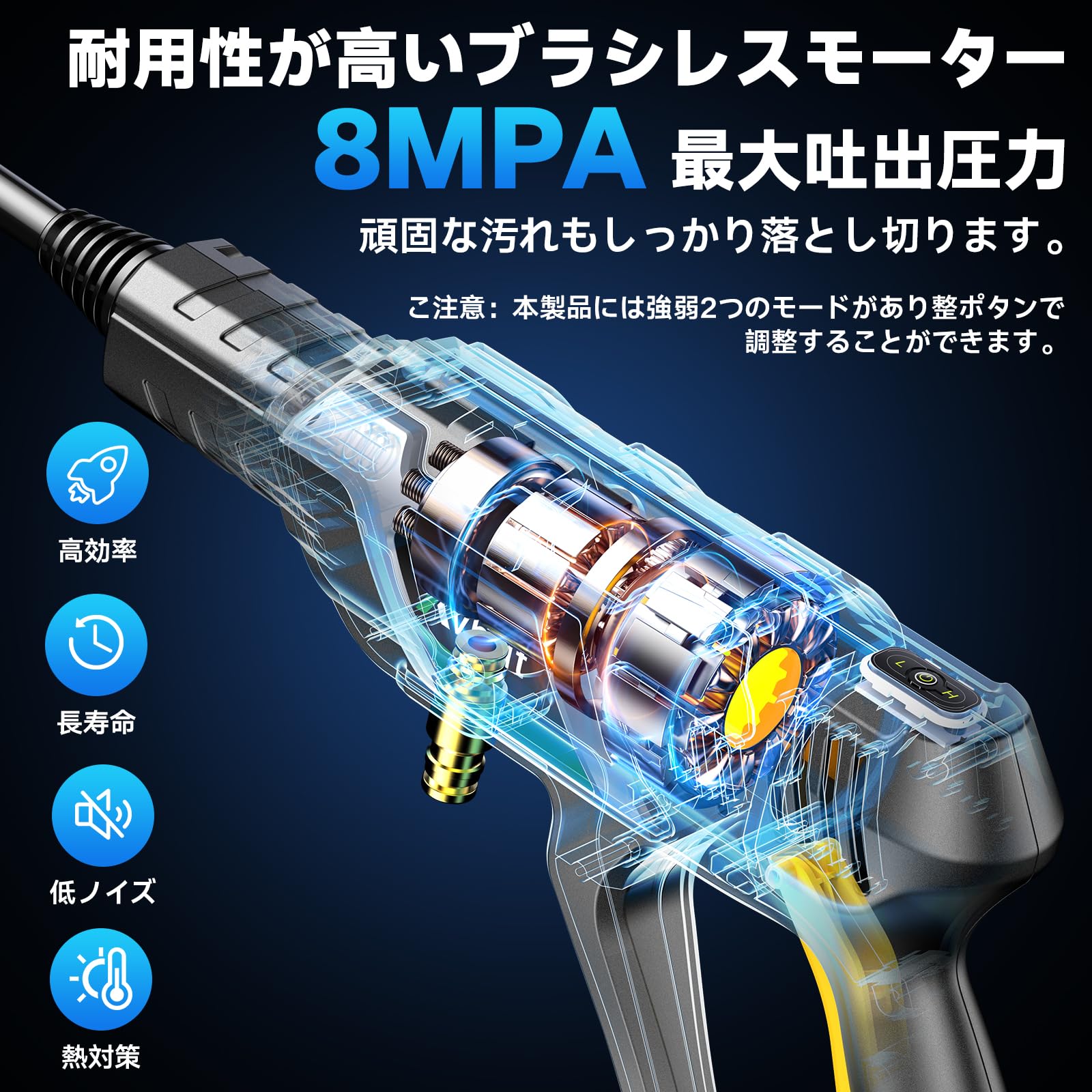 新品 【2024新登場強化版】Avhrit高圧洗浄機コードレス充電式洗車高圧洗浄 Amazon | 【2024新登場強化版】Avhrit 高圧洗浄機 コードレス
