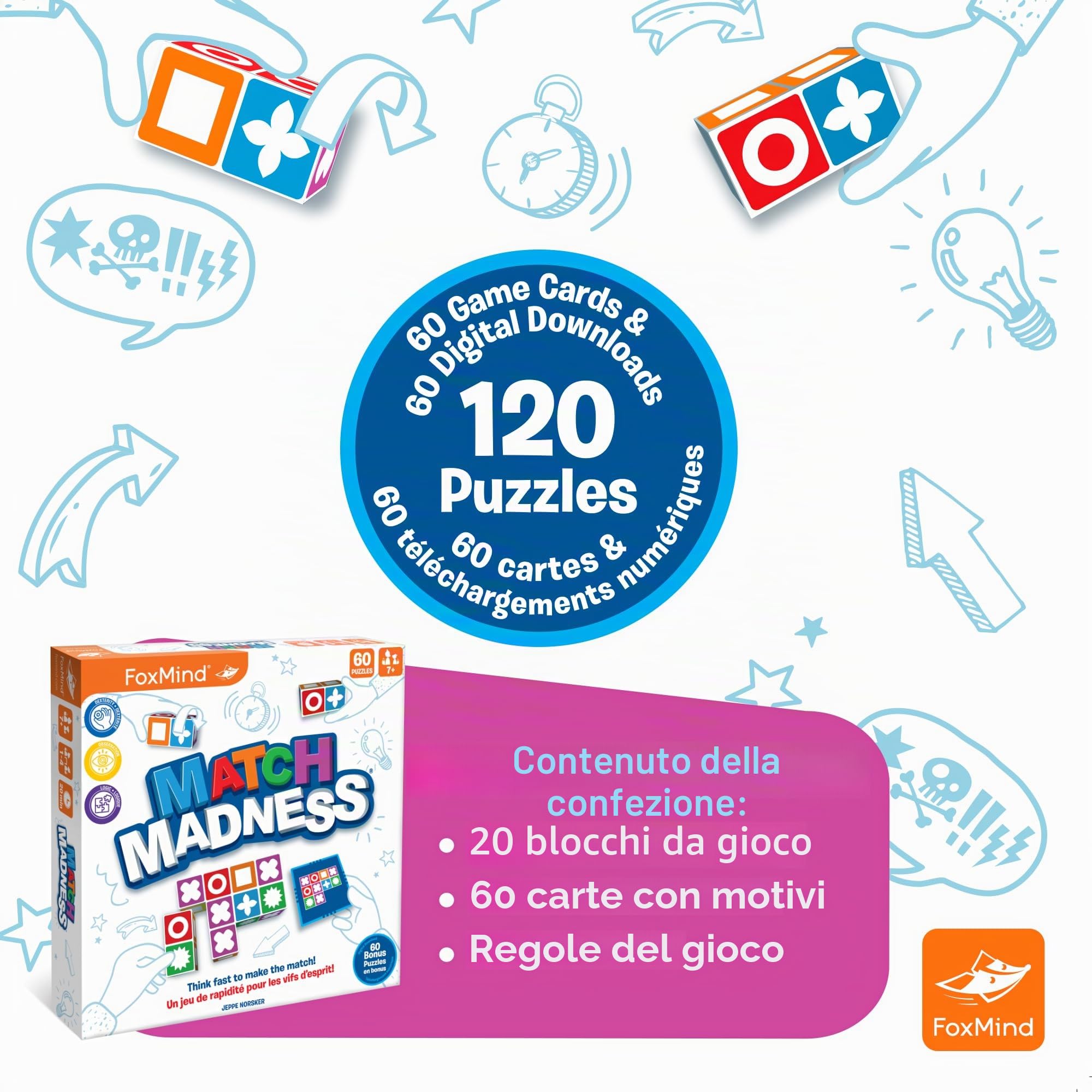 FoxMind 201119 – Match Madness, Famiglie Standard Giochi