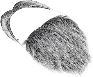 Angoily 1 Set Fake Beards Old Man Costume Beard Funny Beard Facial Hair Accessories with Adjustable Elastic Rope Mustache Party Favor