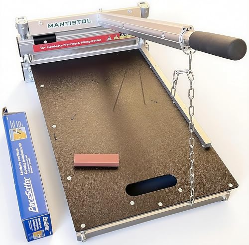 Cortador de piso laminado profesional de 13 pulgadas MC-330 con kit de instalación de piso laminado para piso multicapa, laminado, revestimiento,
