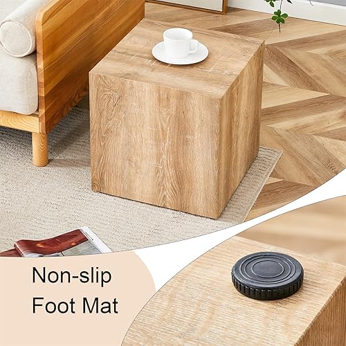 Miniatura 224 de Mesa de centro rústica marrón para sala de estar, mesas centrales rectangulares, moderna y elegante mesa de cóctel de madera para oficina en casa -