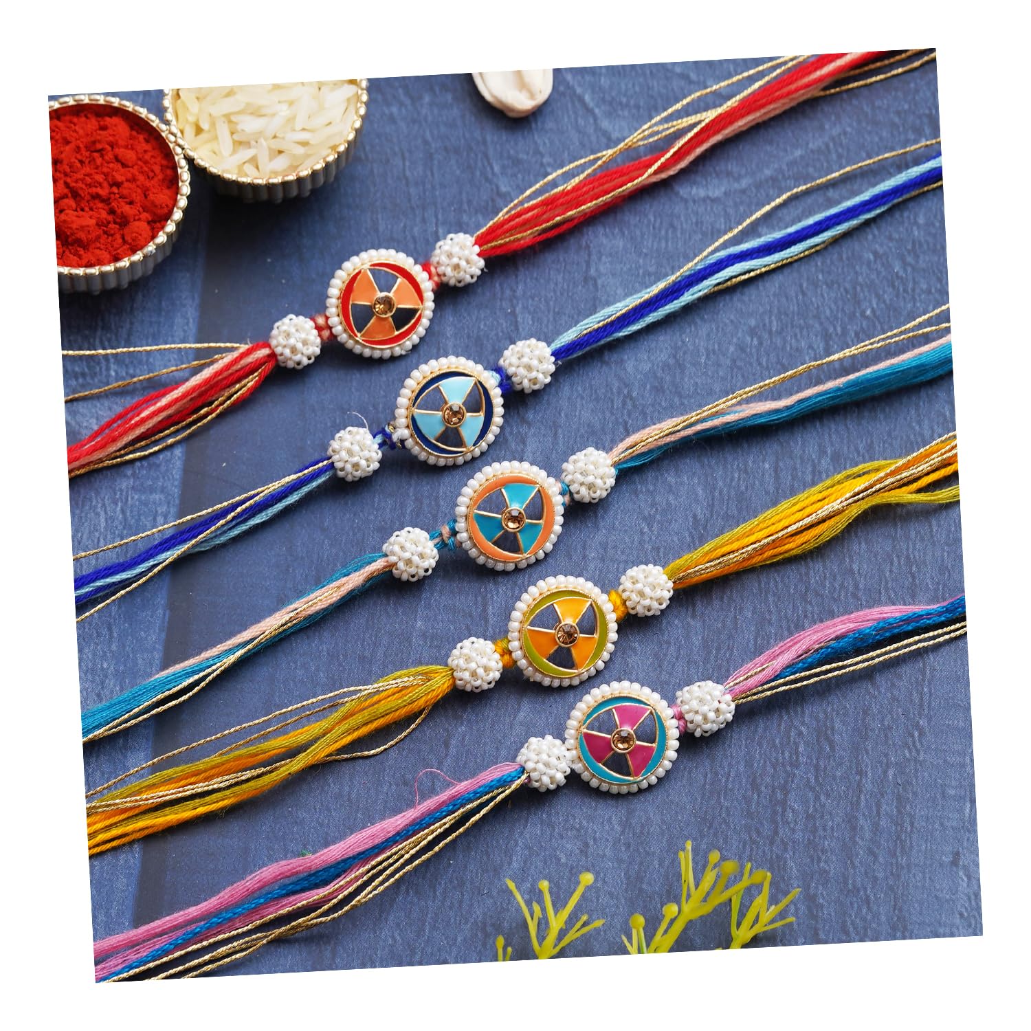 See full amazon price history chart for eCraftIndia Set of 5 Multicolor Floral Pearls Designer Rakhis for Brother, Bhabhi, Kids with Roli Chawal Pack eCraftIndia Set of 5 Multicolor Floral Pearls Designer Rakhis for Brother, Bhabhi, Kids with Roli Chawal Pack (B0CYXFQQQK) Amazon Price History, Amazon Price Tracker