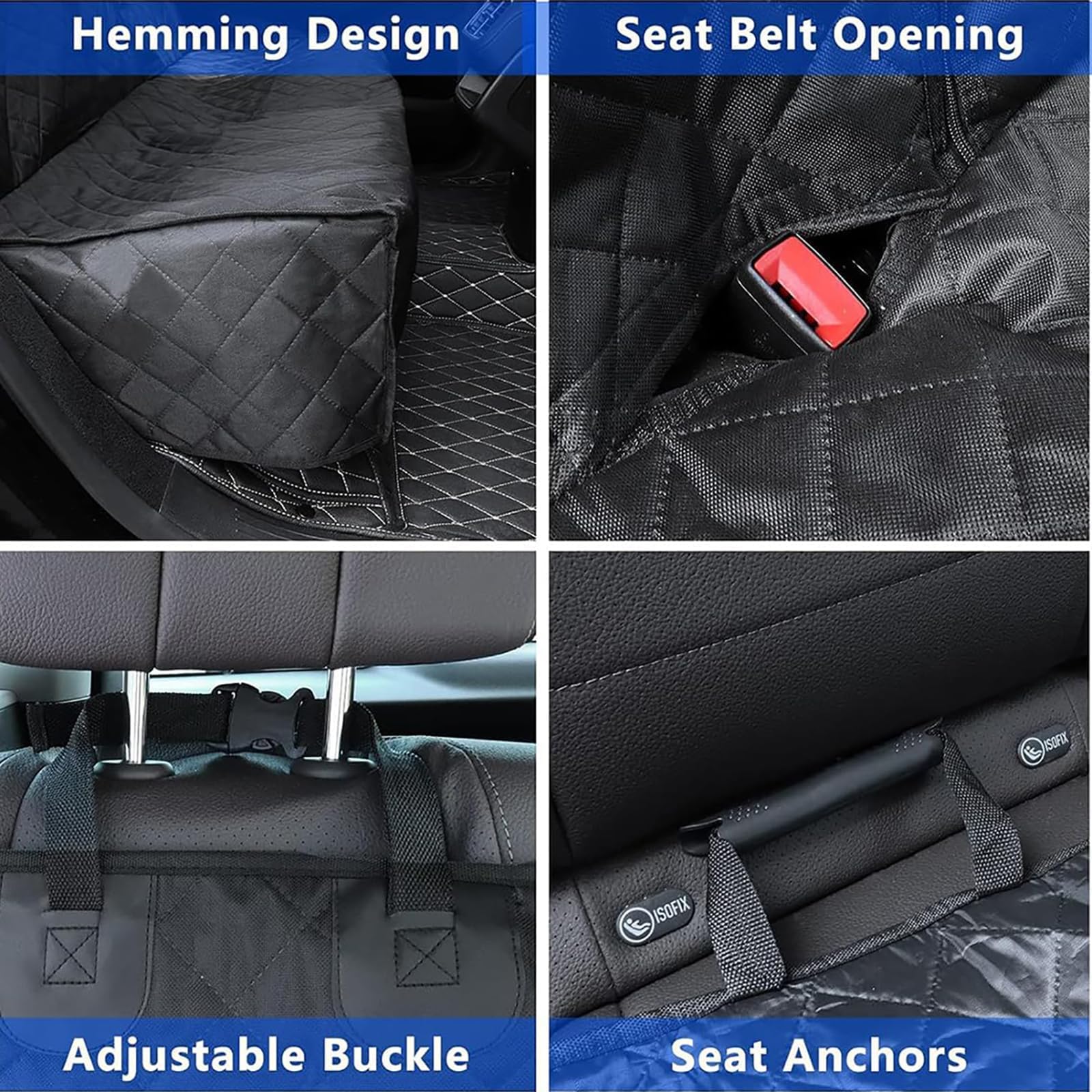 Housse Siege Auto Chien pour Tesla Model 3 Standard Range 2019-2026