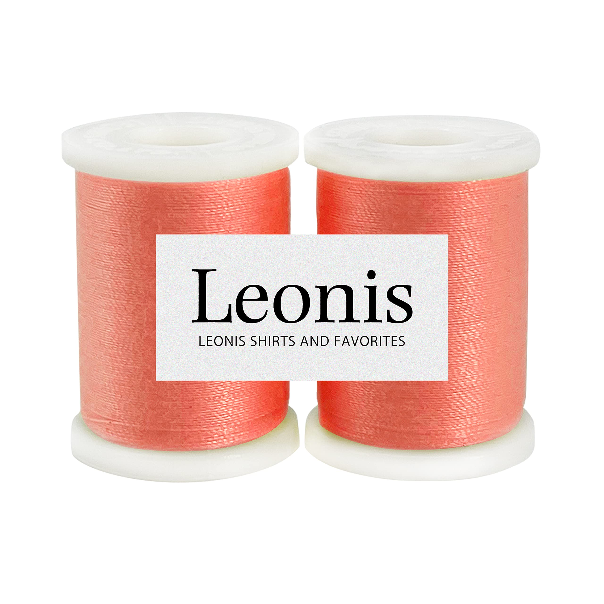 LEONIS Polyester All-Purpose Sewing Threads 110 Yards/100m 2pcs [ 78323 ]