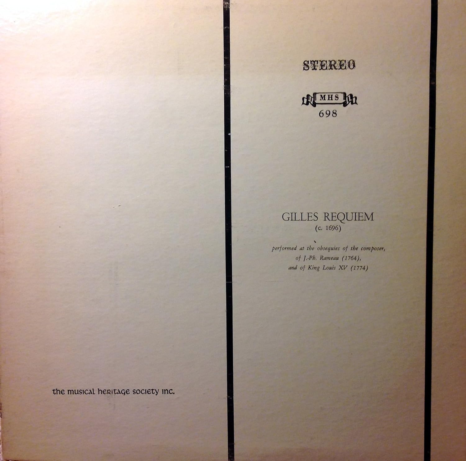 FREMAUX GILLES REQUIEM vinyl record CDs & Vinyl