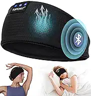 TOPOINT Sleep Headphones Headband Bluetooth 5.4, Sports Headband Earphones Sleeping Bluetooth Wireless with USB C for Women Men Sports Gifts Workout Jogging Yoga Insomnia Air Travel Meditation