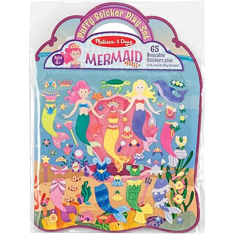 Melissa & Doug Mermaid Puffy Sticker Activity Book