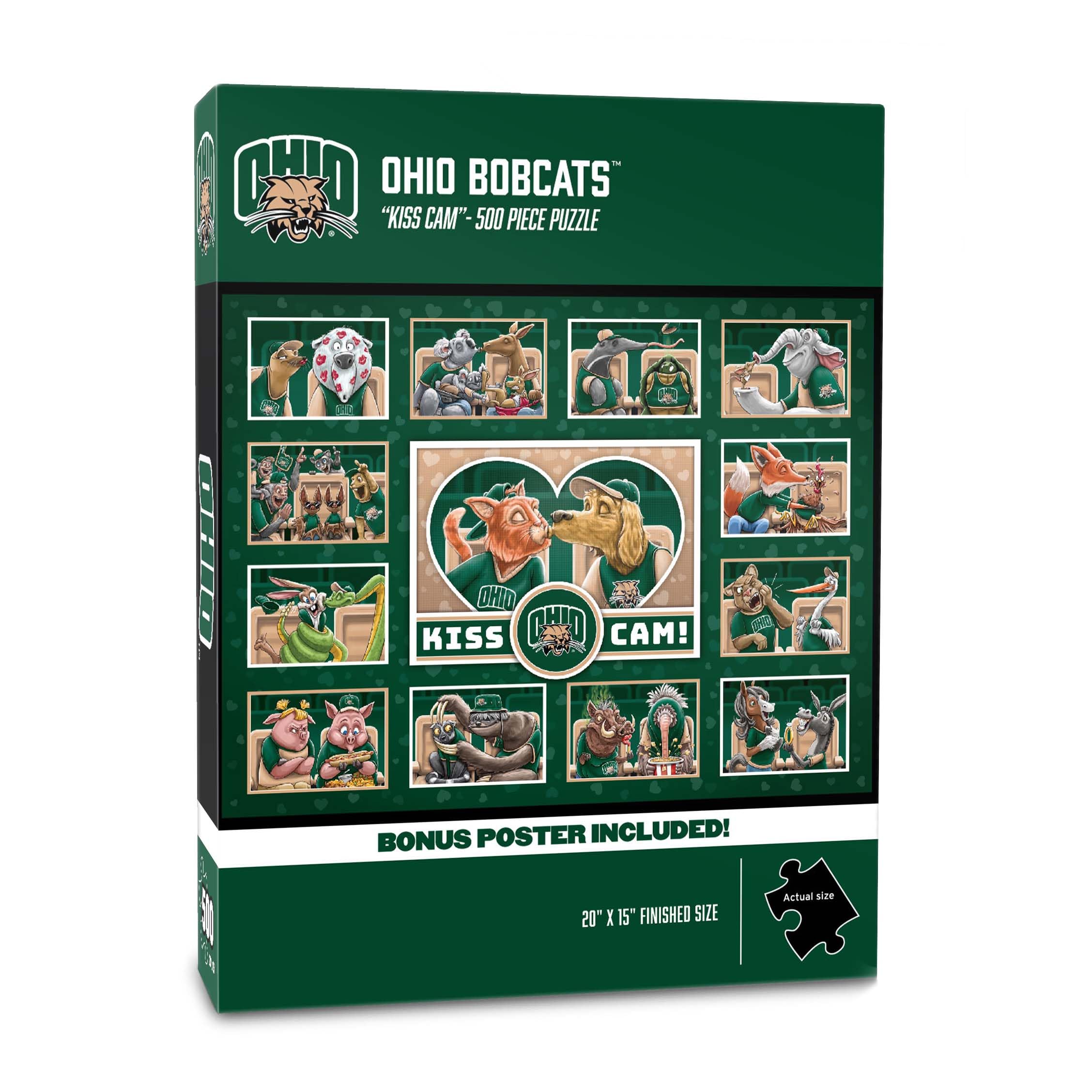 YouTheFan NCAA Ohio Bobcats “Kiss Cam” 500 Puzzle