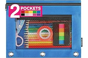 Forvencer 3-Ring Pencil Pouch: Practical and Convenient