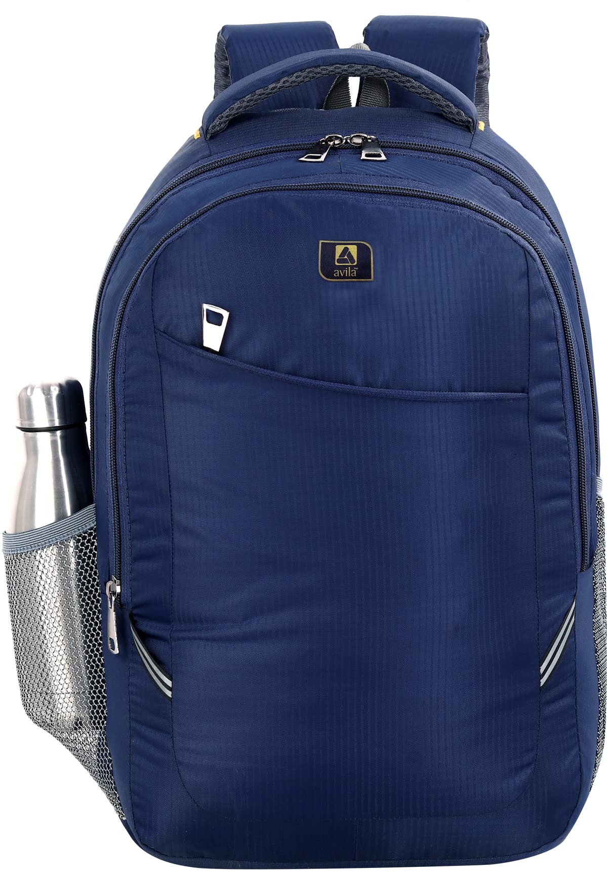 GenericAlfaaz 30 Ltrs Water Resistant 15.6 inch Laptop Bag for Men/Backpack for Men, Navy Blue | Office Bag for Men/Office Bag for Women