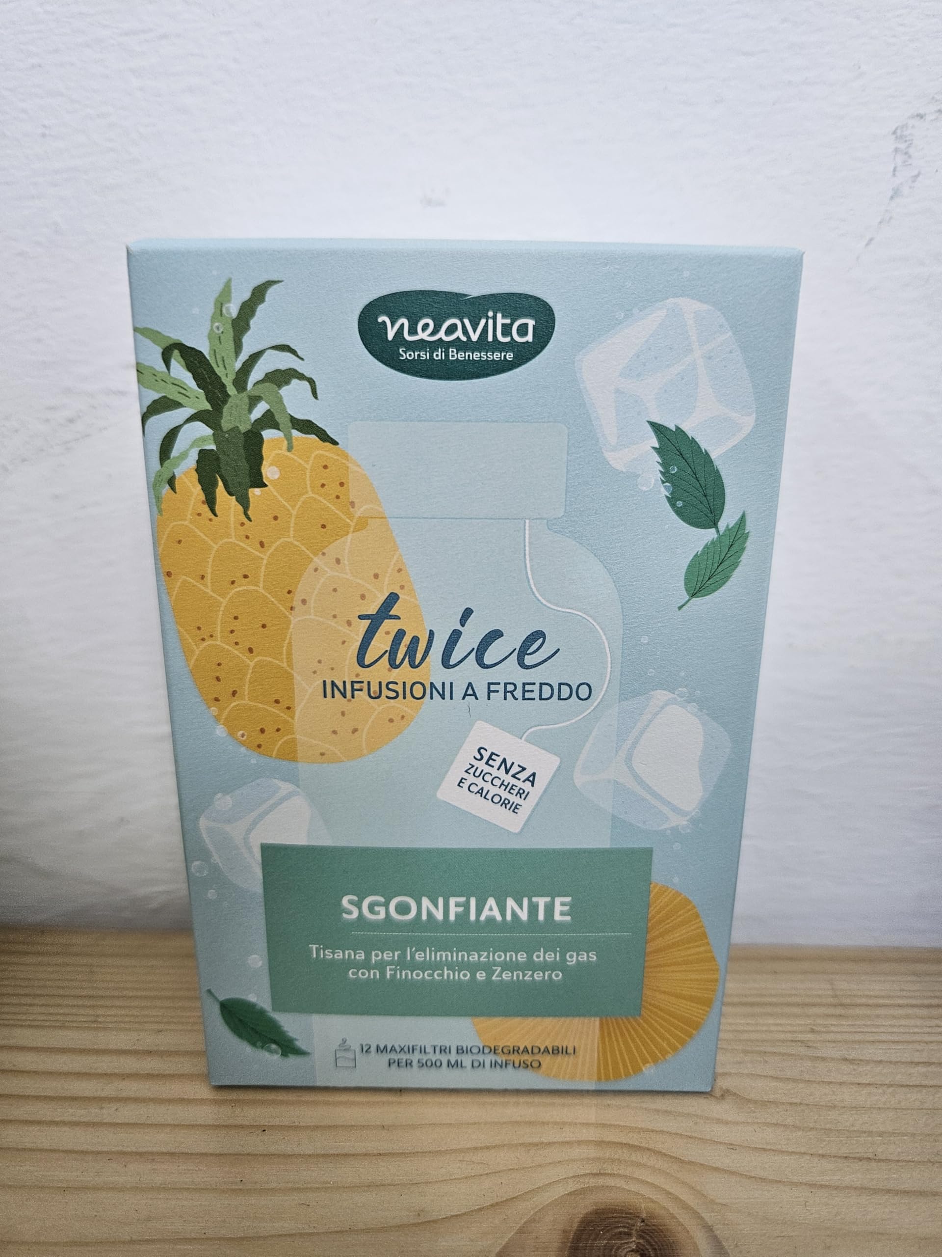 Neavita Twice Sgonfiante maxi filtro infuso a freddo