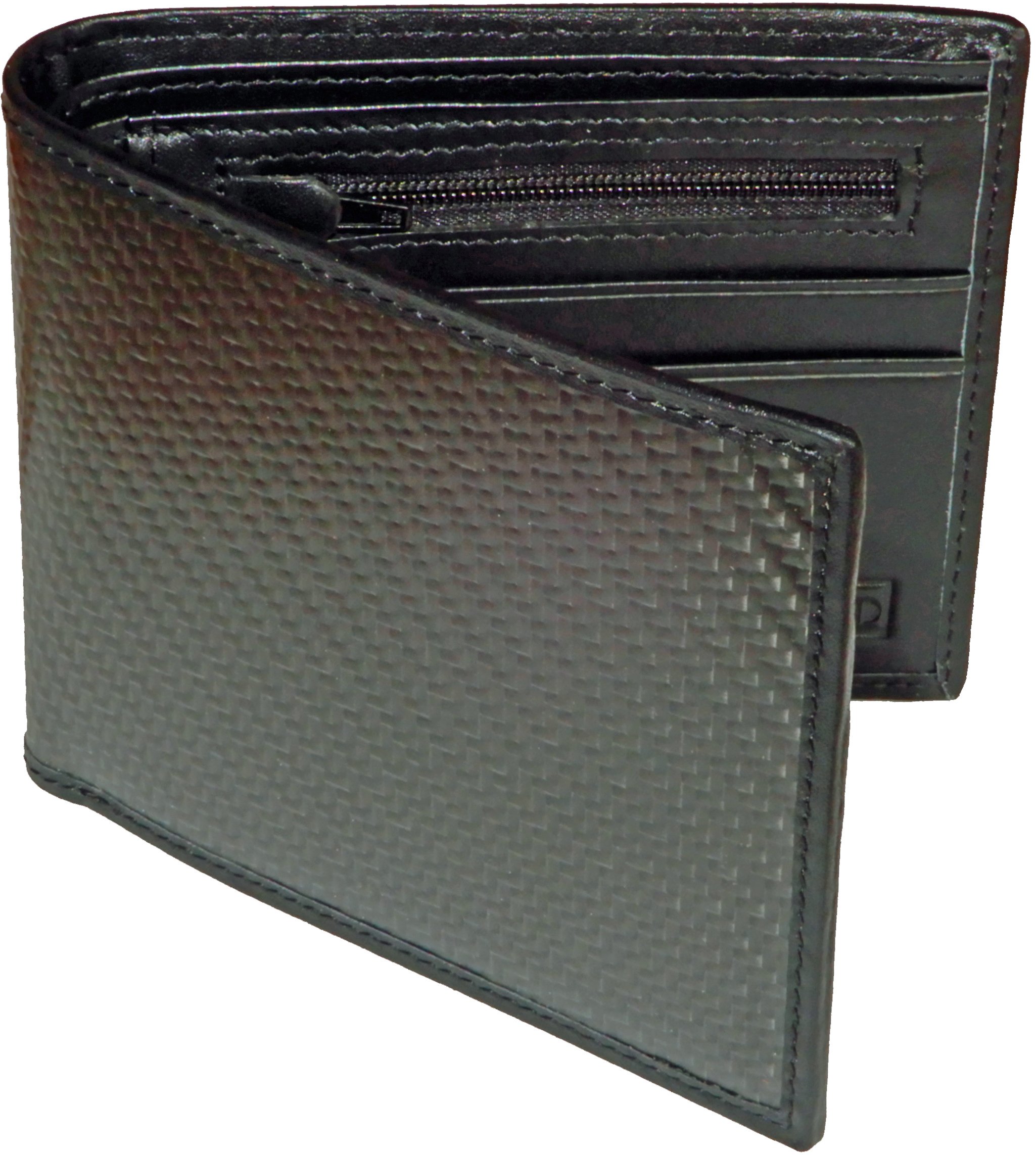 Klixxo Carbon Purse for Men | The Slim, Elegant Wallet, Carbon Fiber Notecase and Leather with NFC/RFID Blocker