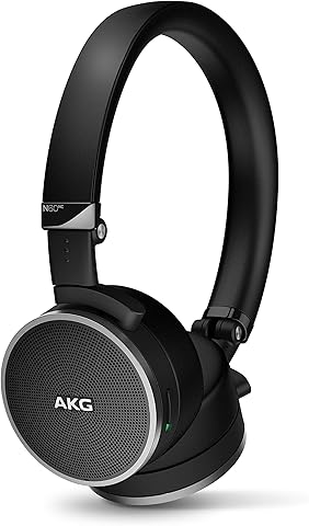 AKG N60NC First Class Noise Canceling Headset with Carrying Case - Black [Old Style]