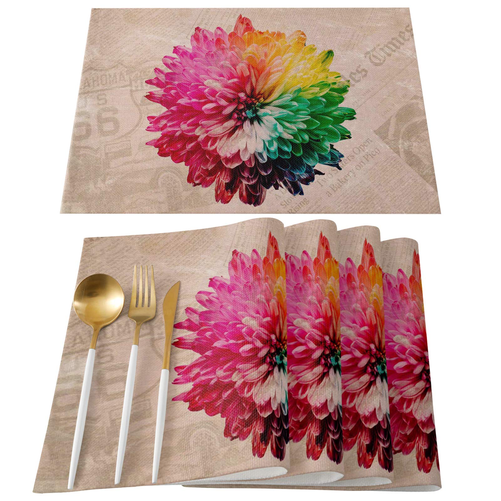 Bassetti - Juego de sábanas de Plaza y Media Time Ondaland 1 con 2 Fundas de Almohada, Ropa Cama, Multicolor